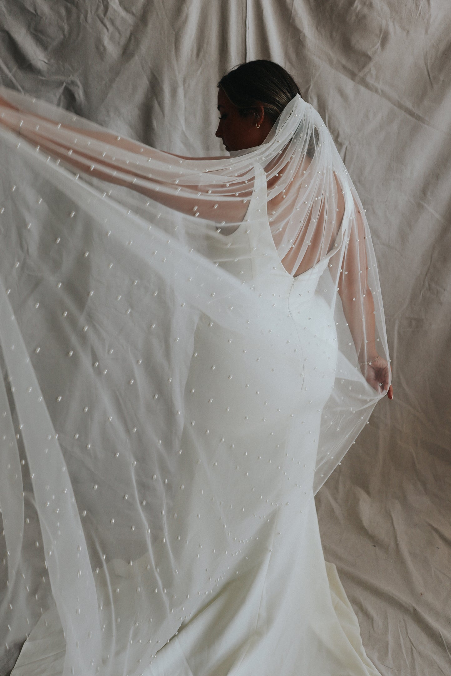 PEARL STUDDED VEILS