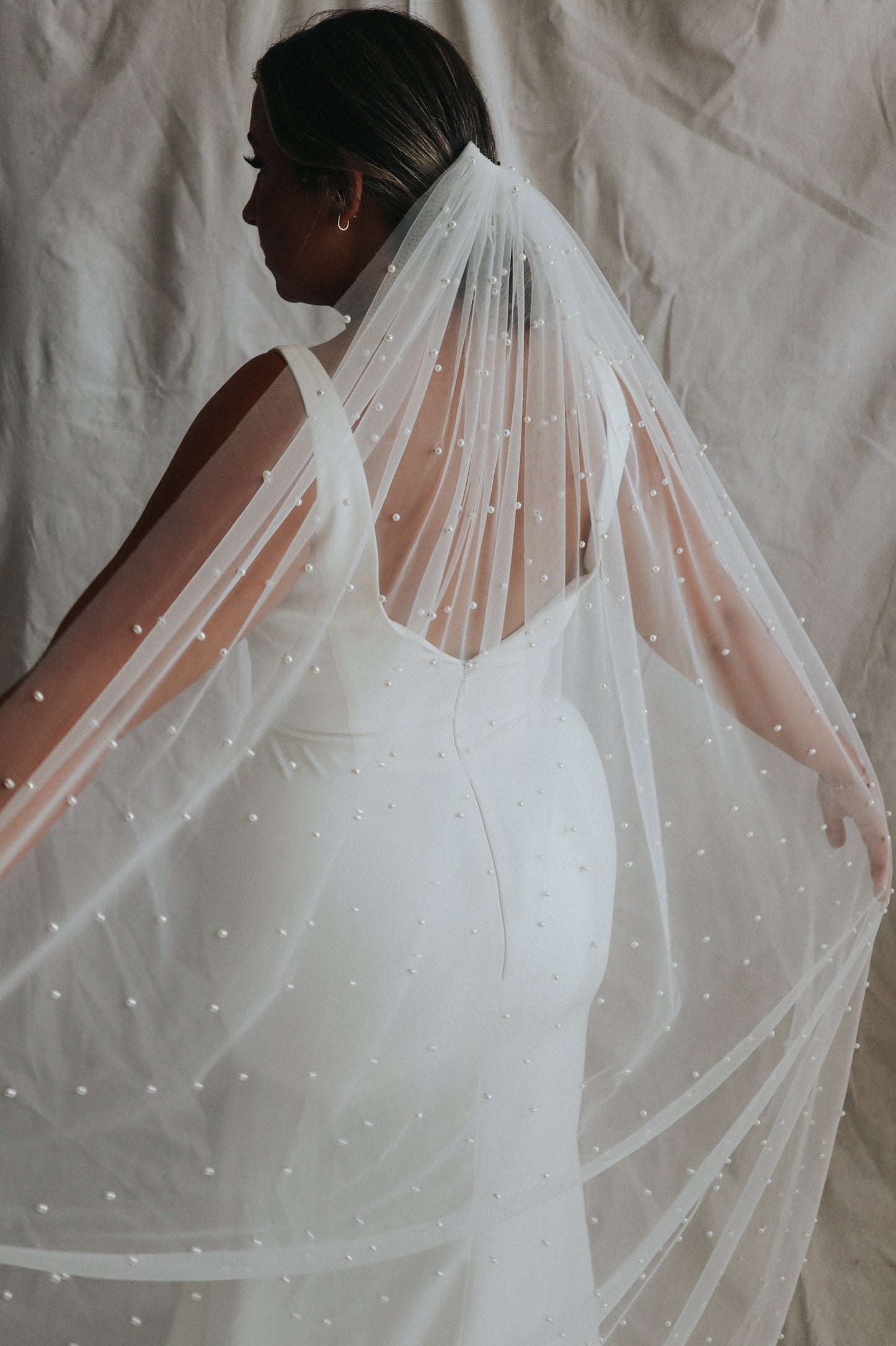 PEARL STUDDED VEILS