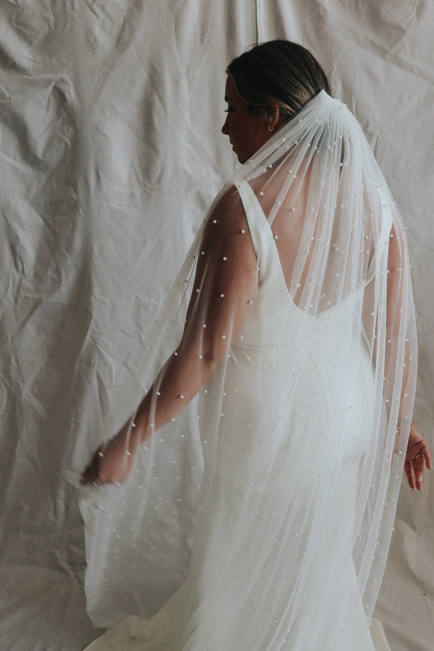 PEARL STUDDED VEILS