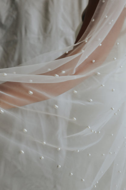 PEARL STUDDED VEILS